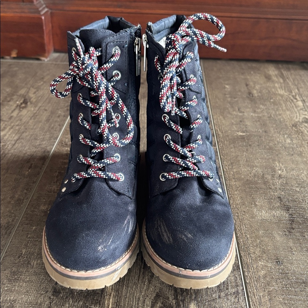 Tommy Hilfiger Onella quilted boots navy blue